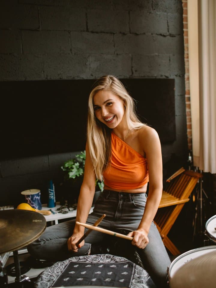 Lena, drums teacher